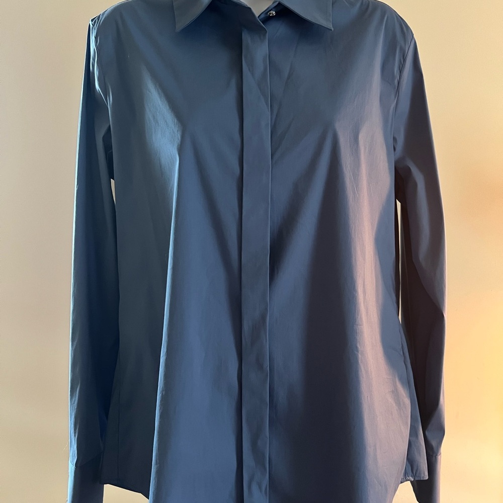 MaxMara Blue Button Down Shirt
